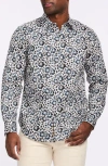 Robert Graham Floral Print Cotton Button-up Shirt