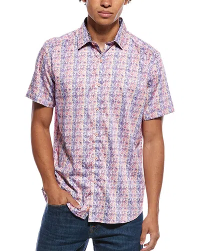 Robert Graham Formby Woven Shirt In Purple