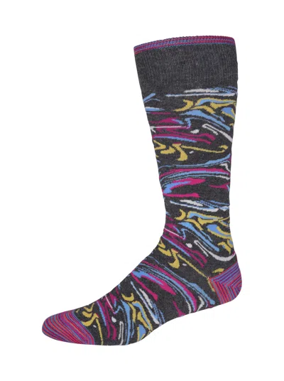Robert Graham Foxboro Socks In Multi