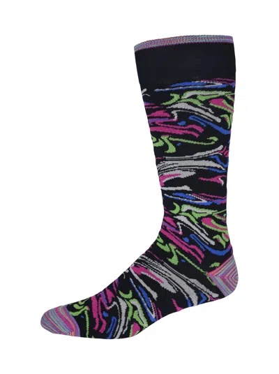 Robert Graham Foxboro Socks In Multi