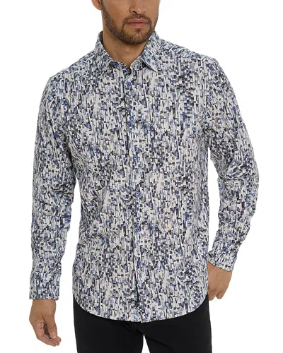 ROBERT GRAHAM FRAGMENT BUTTON FRONT PRINTED SHIRT