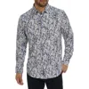 Robert Graham Fragment Long Sleeve Button Down Shirt In Blue