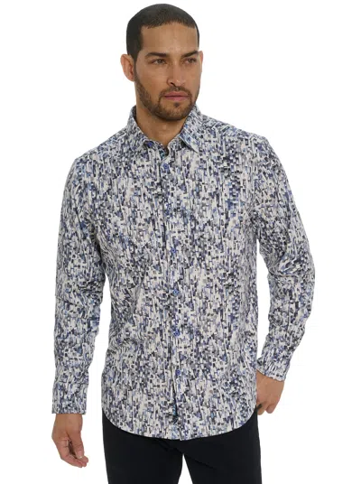 Robert Graham Fragment Long Sleeve Button Down Shirt Tall In Blue