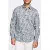 Robert Graham Frond Print Cotton Button-up Shirt