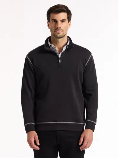 Robert Graham Fulham Long Sleeve Knit Shirt In Black