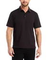 Robert Graham Furlan Knit Polo Shirt In Black