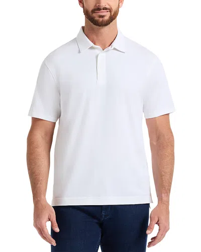 Robert Graham Furlan Stretch Cotton Polo In White