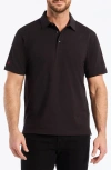 Robert Graham Furlan Stretch Cotton Polo In Brown