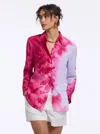 Robert Graham Gabriela Long Sleeve Button Down Shirt In Pink