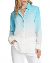 Robert Graham Gabriella Long Sleeve Button Shirt In Blue In Blue