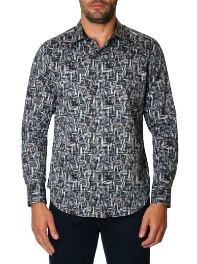 Robert Graham Galvan Long Sleeve Button Down Shirt In Multi