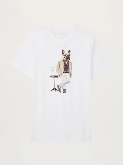 Robert Graham Gentleman Graham Short Sleeve T-shirt In White