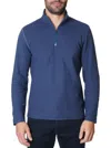Robert Graham Germano Long Sleeve Knit Top In Navy