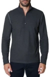 Robert Graham Germano Long Sleeve Knit Top In Black