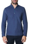 Robert Graham Germano Long Sleeve Knit Top In Blue