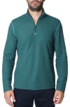 Robert Graham Germano Long Sleeve Knit Top In Green