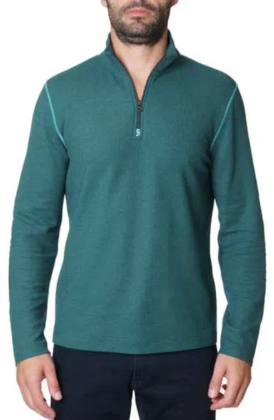 ROBERT GRAHAM ROBERT GRAHAM GERMANO QUARTER ZIP PULLOVER