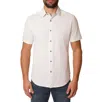 Robert Graham Gilford Short Sleeve Button Down Shirt In White