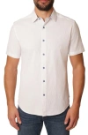 Robert Graham Gilford Short Sleeve Button Down Shirt In White