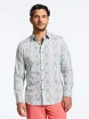Robert Graham Gomera Printed Long Sleeve Button Front Shirt In Multi