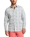 Robert Graham Gomera Printed Long Sleeve Button Front Shirt In Multi