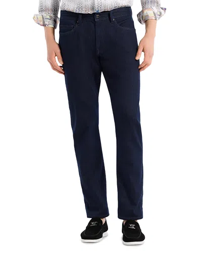 Robert Graham Gottsman Straight Fit Denim Pants In Blue