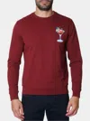 Robert Graham Graham Tini Long Sleeve Knit Top In Burgundy