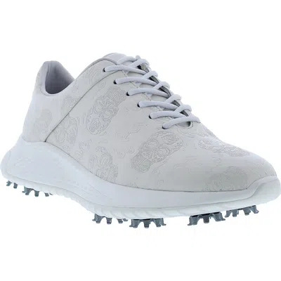 Robert Graham Granjero Golf Shoe In White