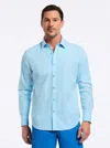 Robert Graham Greenwich Long Sleeve Button Down Shirt In Blue