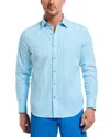 Robert Graham Greenwich Long Sleeve Button Down Shirt In Blue
