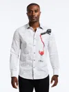 Robert Graham Grenashe Long Sleeve Button Down Shirt In White