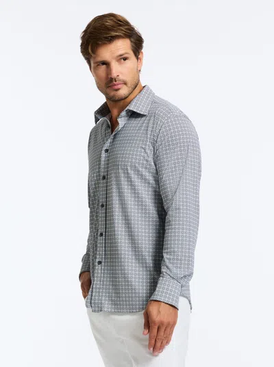 Robert Graham Gresham Long Sleeve Button Down Shirt In Black