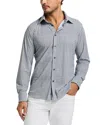 Robert Graham Gresham Classic Fit Geo Print Knit Button-up Shirt In Black