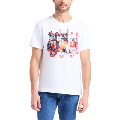 Robert Graham Hair Of The Dog Short Sleeve T-shirt In White