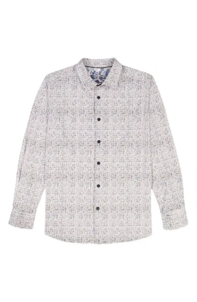 Robert Graham Hammersmith Knit Button-up Shirt In Gray