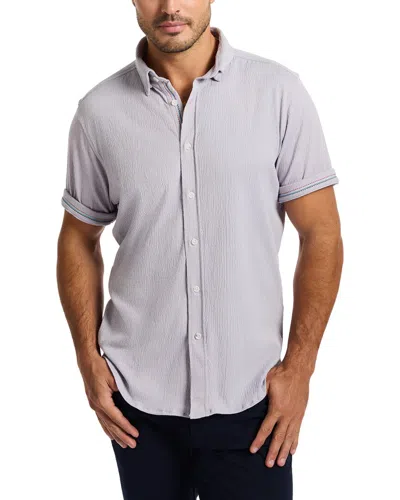 Robert Graham Hammond Knit Shirt In Gray