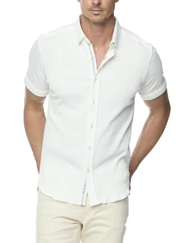 Robert Graham Hammond Knit Shirt In White