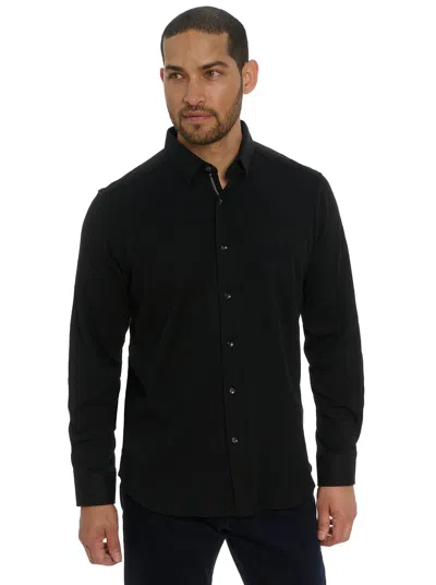 Robert Graham Highland Long Sleeve Woven Shirt In Black
