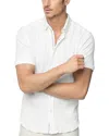 Robert Graham Hammond Textured Tailored Fit Button Down Shirt In White