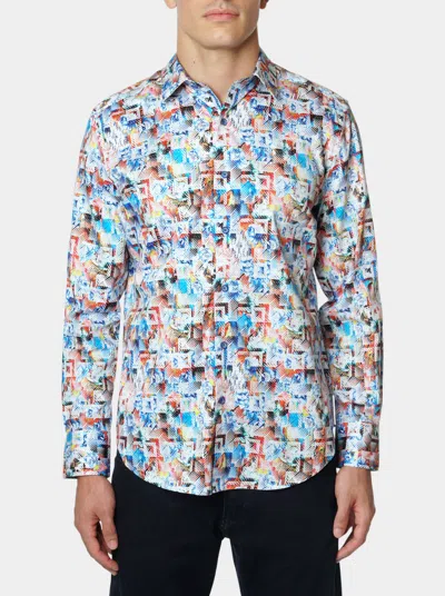 Robert Graham Harbin Long Sleeve Button Down Shirt In Multi