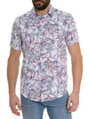 Robert Graham Hargett Short Sleeve Button Up Shirt In Multi