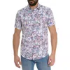 Robert Graham Hargett Short Sleeve Button Up Shirt In White Multi