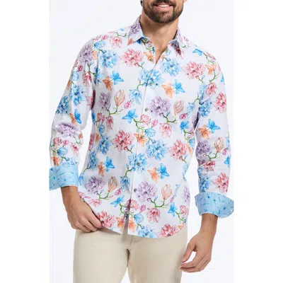Robert Graham Harroway Cotton Button-up Shirt In Floral Multi