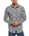 Robert Graham Hatley Classic Fit Woven Shirt In Blue