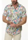 Robert Graham The Heist Short Sleeve Button Down Shirt