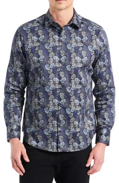 Robert Graham Henry Cotton Button-up Shirt In Multi
