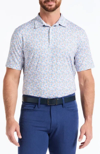 Robert Graham High Spirits Polo In Blue