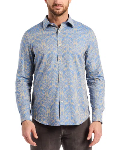 Robert Graham Highland Classic Fit Tapestry Print Button-up Shirt In Blue