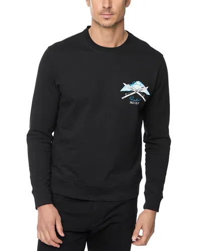 ROBERT GRAHAM HIT THE SLOPES COTTON PRINTED CLASSIC FIT SWEATSHIRT