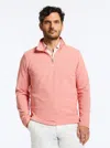 Robert Graham Hobson Long Sleeve Knit Shirt In Coral